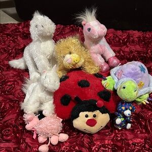 Colorful Stuffed Animal Set for Kids